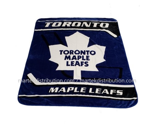 Couverture Maple Leafs de Toronto en peluche